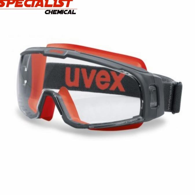 KACAMATA GOOGLE UVEX U-SONIC ORIGINAL GERMANY - KACAMATA SAFETY GOGGLE Star Seller Termurah