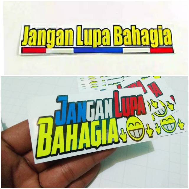 Sticker cutting sticker jangan lupa bahagia thailand Thailock kualitas terbaik termurah