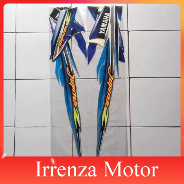 Striping sticker lis body jupiter z 2005 biru