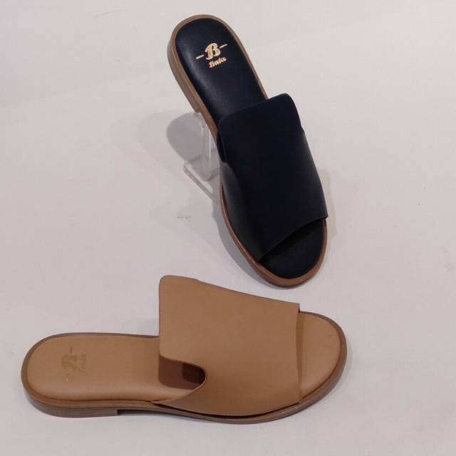 Sandal Wanita Bata Flat Slop