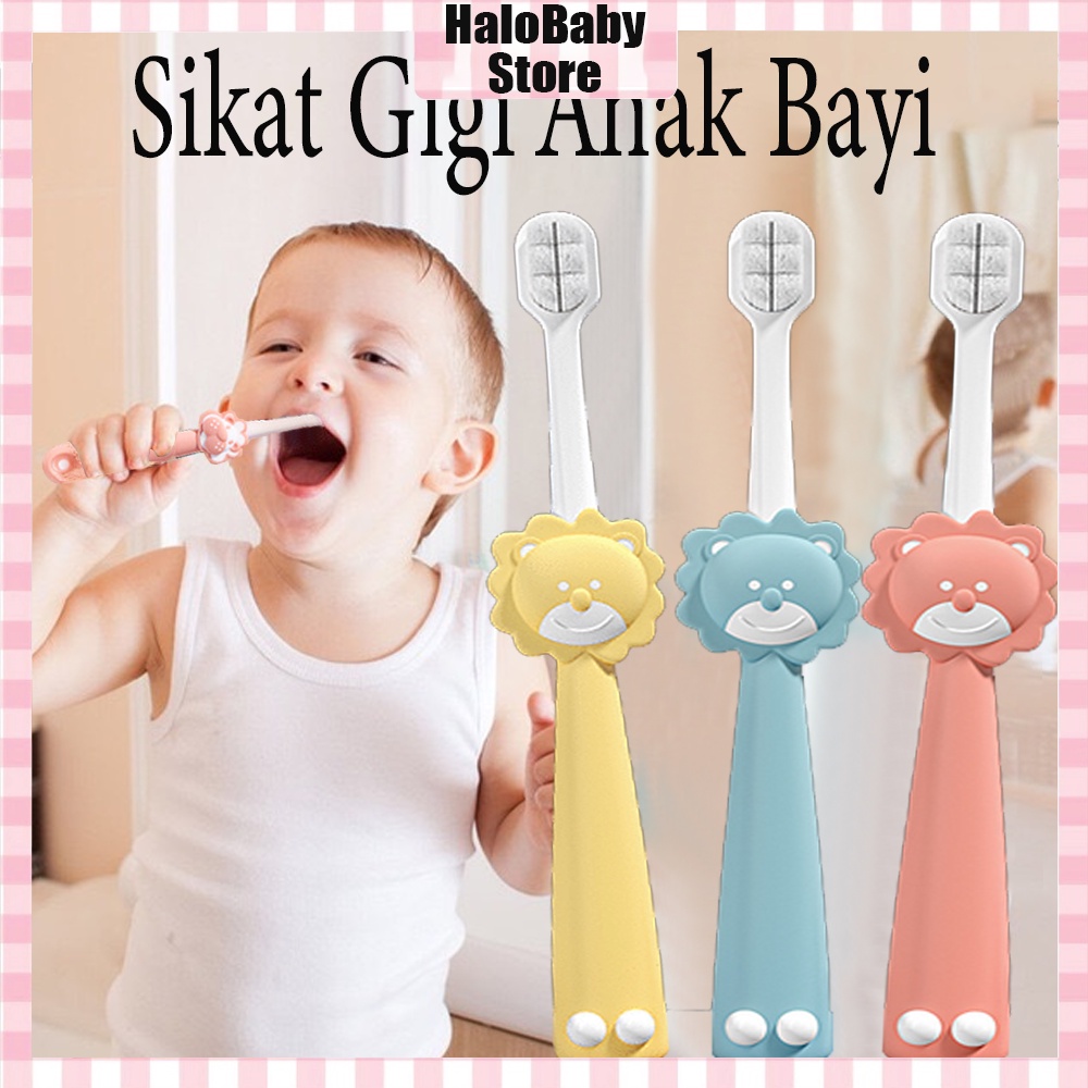 Halobaby Sikat Gigi Anak Bayi / Sikat Gigi Anak Bulu Lembut Halus