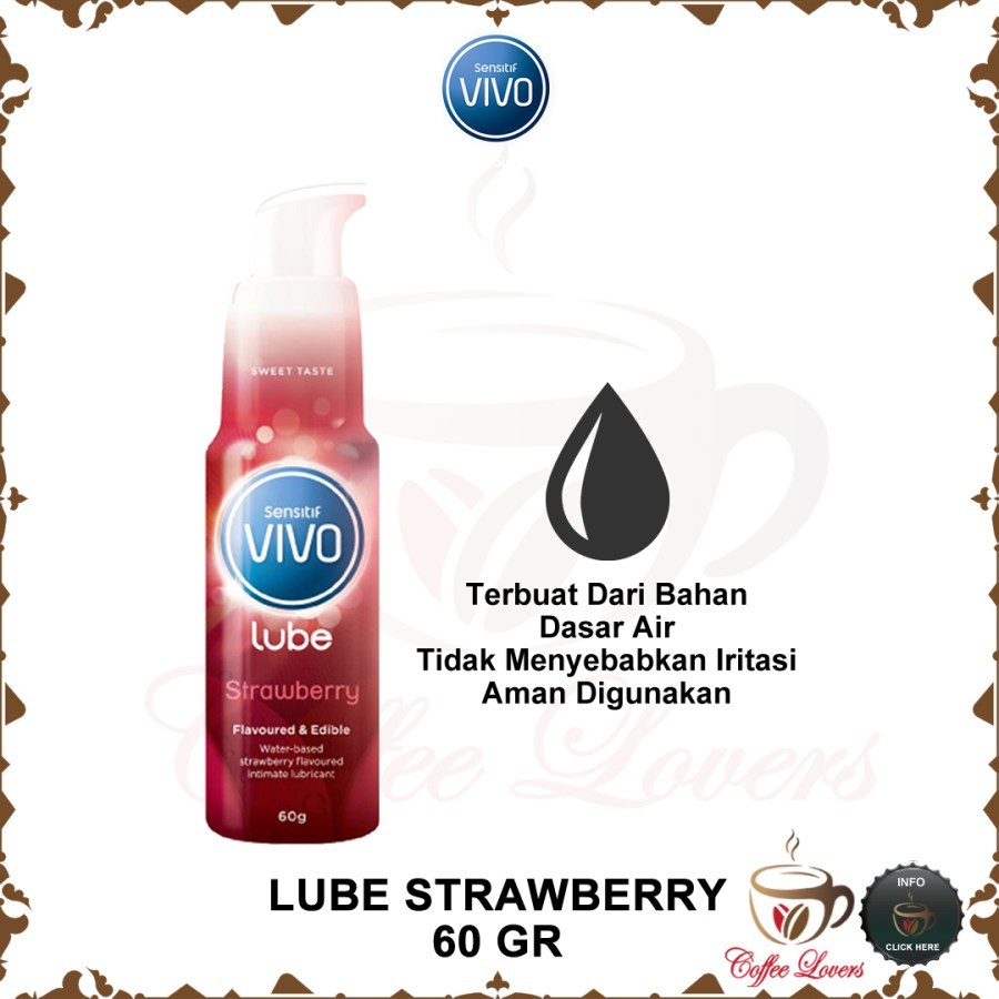 Sensitif Vivo Strawberry Lube 60gr