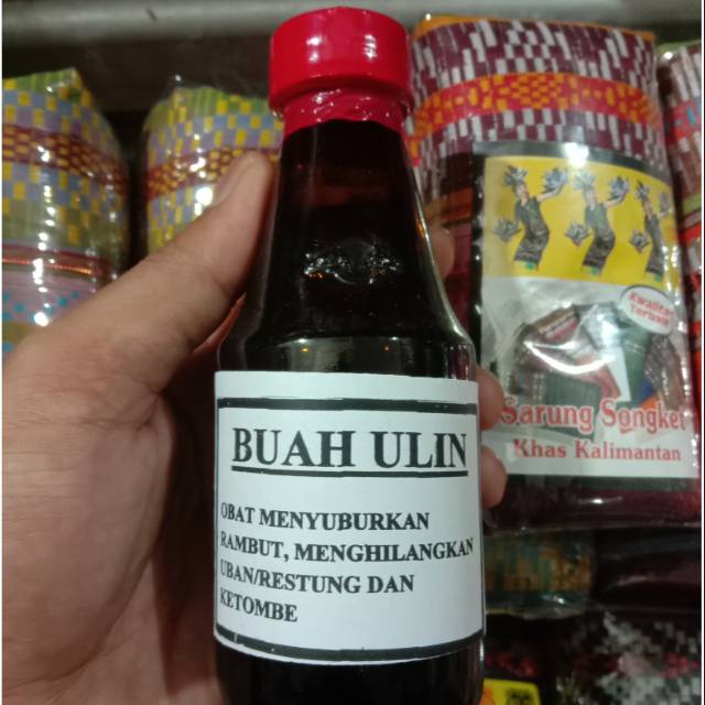 Minyak Buah Ulin Kalimantan. Minyak Penghitam Rambut Anti Uban. Minyak Rambut biji Ulin Alami