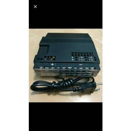 power supply dc 12vol 32amper merek SONY input ac 220vol 10cabang output adaptor dc