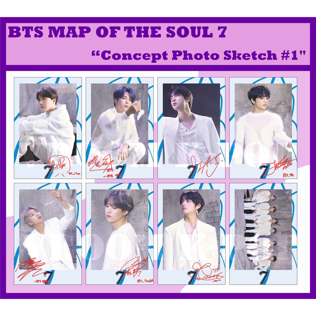 POLAROID BTS MAP OF THE SOUL 7 / POLAROID KPOP BTS MAP OF THE SOUL 7