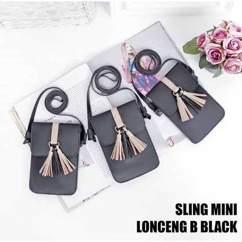 YA 395 - Sling bag mini lonceng B bahan chloe IMPORT