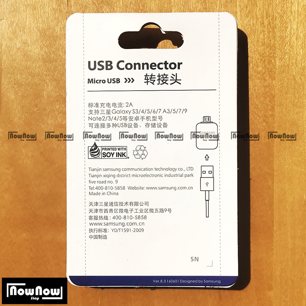 Konektor Micro USB To USB Connector Original Samsung OTG Konektor Sambungan On The Go