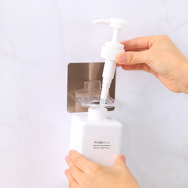 BABEE - GANTUNGAN BOTOL SABUN SHAMPOO / GANTUNGAN TEMPEL BOTOL / HOLDER BOTOL SABUN KAMAR MANDI