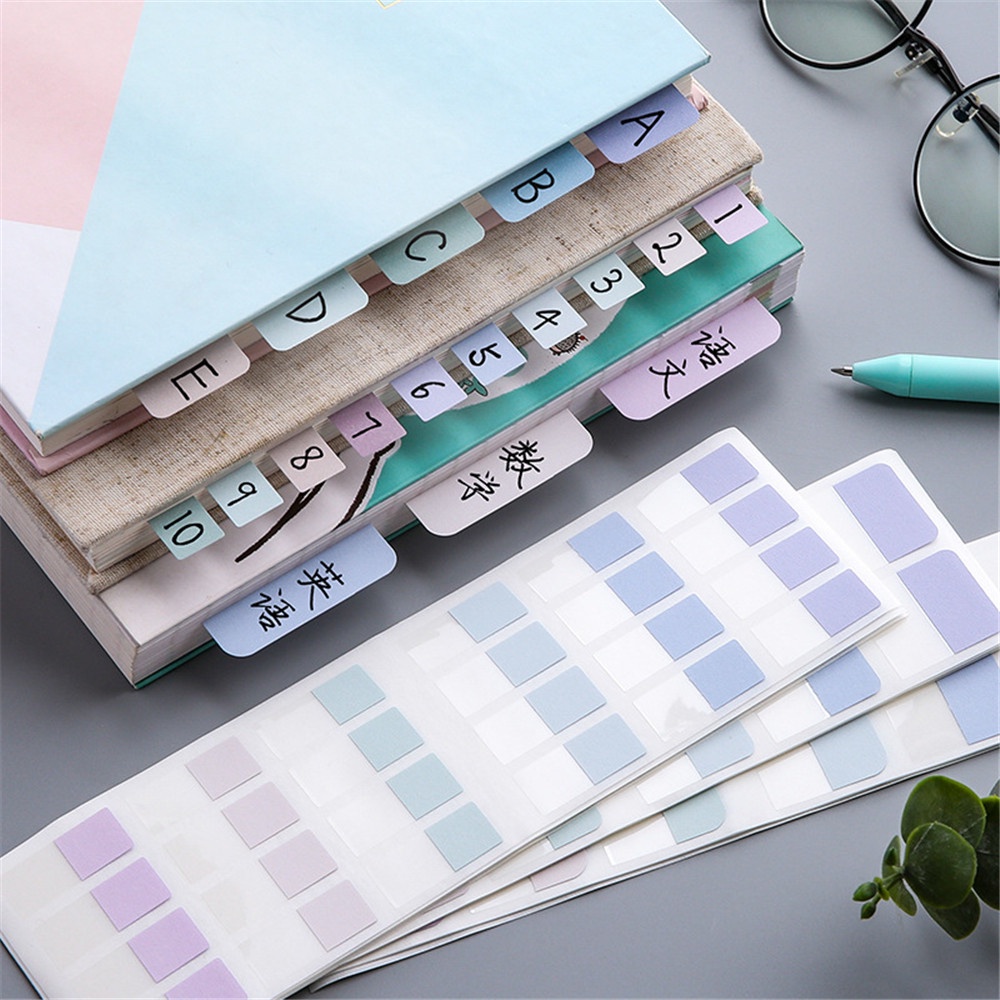 (Aaoottuuoo5.Id) 240pcs / Set Kertas Memo Sticky Note / Pembatas Buku Motif Morandi Untuk Pelajar