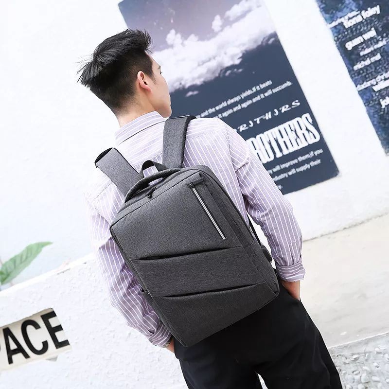 Tas Ransel Pria RDN 015 Distro Bandung Ransel Punggung Backpack sleting 2 ace