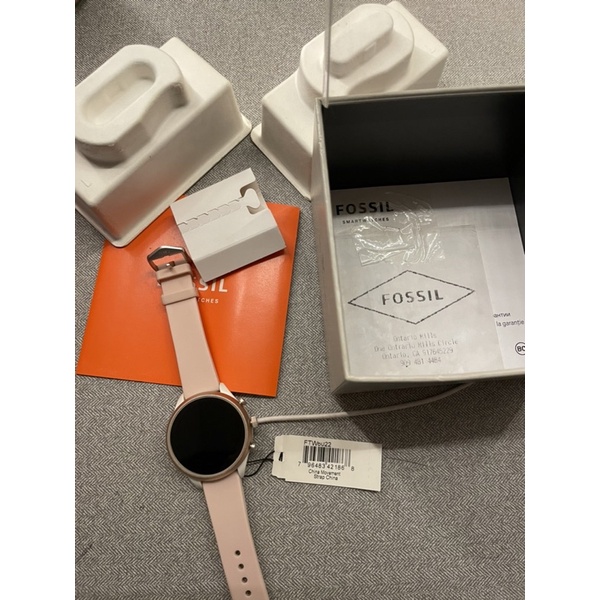 fossil smartwatch gen 4 pink rubber