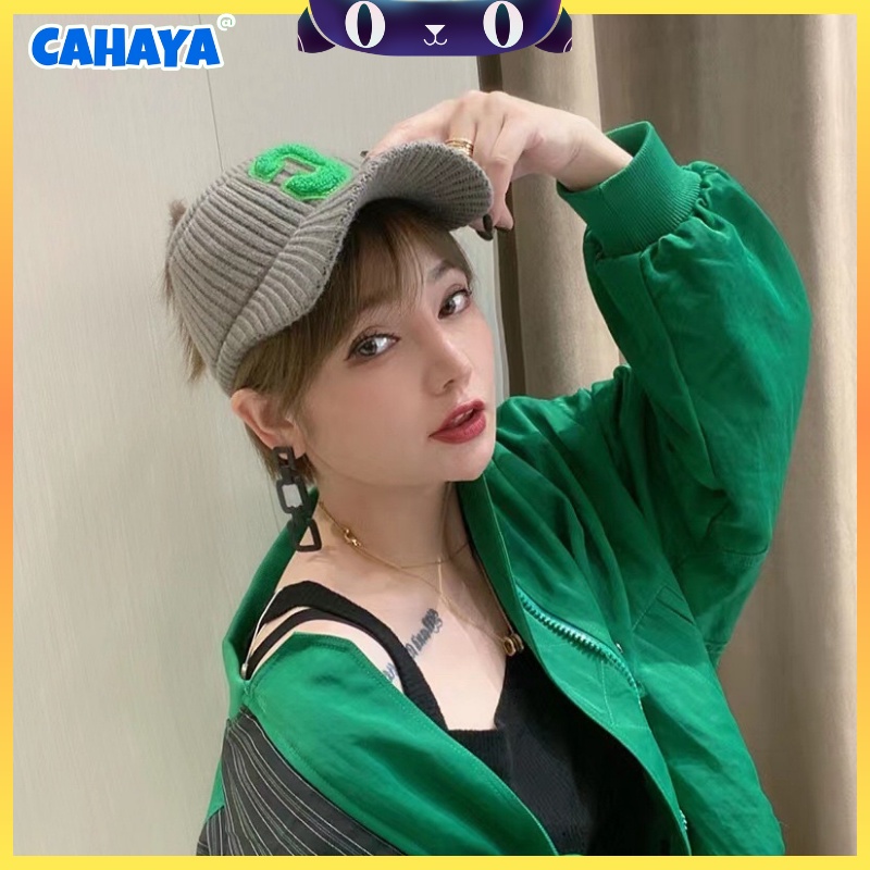 [CAHAYA] Topi Golf Senam Pantai Import Korea Rajut Karet S75