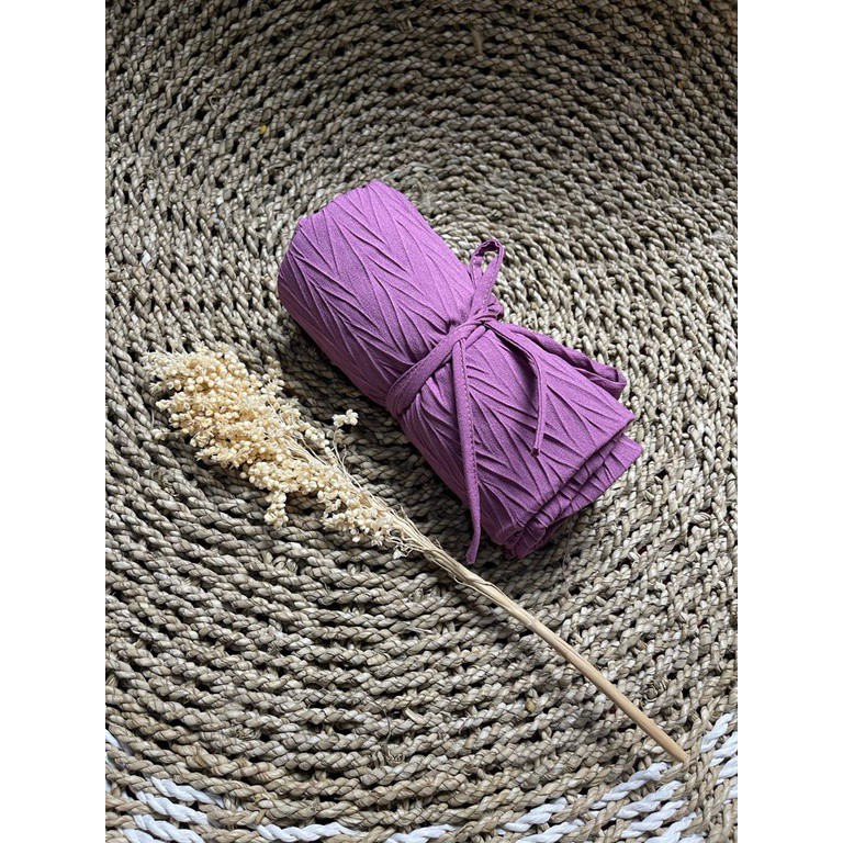 𝐃𝐎𝐎𝐍𝐊𝐀 Emira - HIJAB INSTANT TALI BERGO MARYAM PLISKET Padi Zig Zag Matt. Diamondcrepe-Lavender