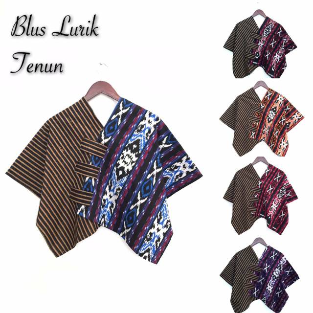 Diskon Blus Lurik Tenun Motif Etnik Atasan Modern Batik Super Duper cantik Buat Ngantor Seragaman Pergi 9AQDbOH6MRJKnQ