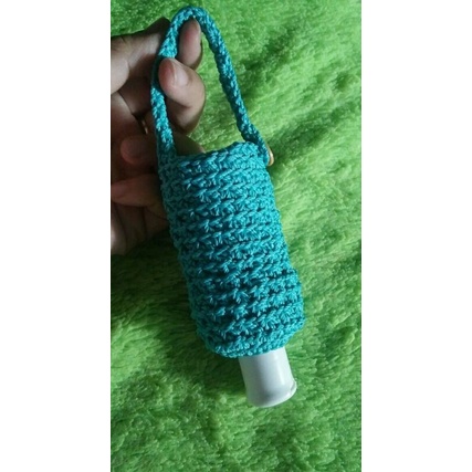 Holder Hand sanitizer rajut / gantungan hand sanitizer murah