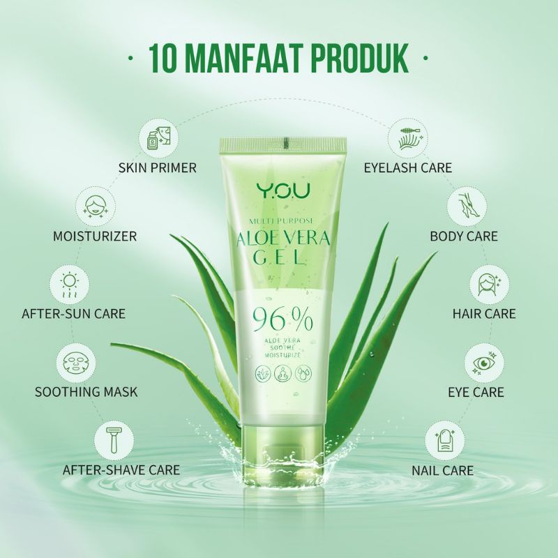 Kosmetik You Multi Purpose Aloe Vera 96% 180gr