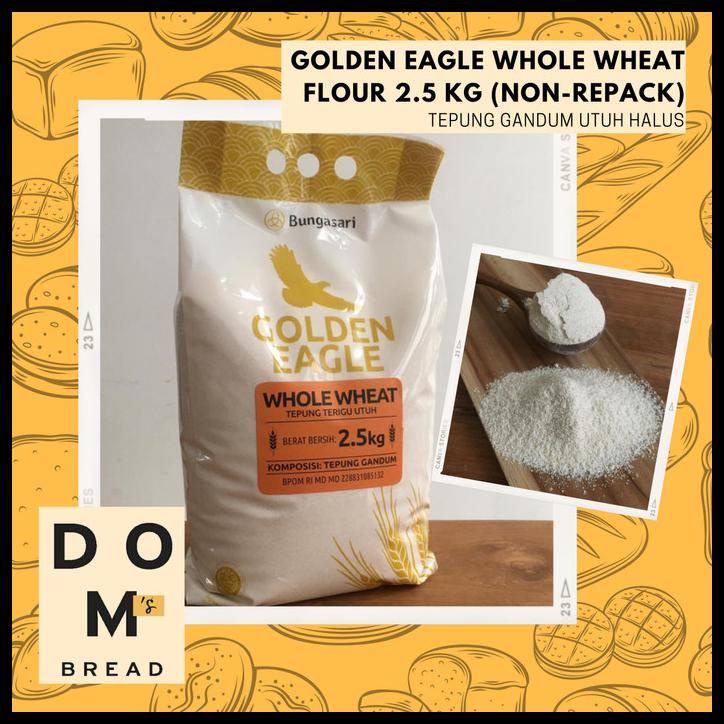 

Golden Eagle Tepung Gandum Halus (Whole Wheat) - 2.5 Kg