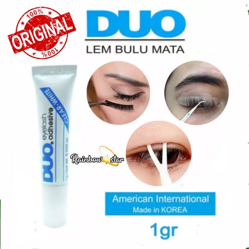 Lem Keriting Bulu Mata / Lem Bulu Mata Palsu Mini DUO Original / Lem Eyelid