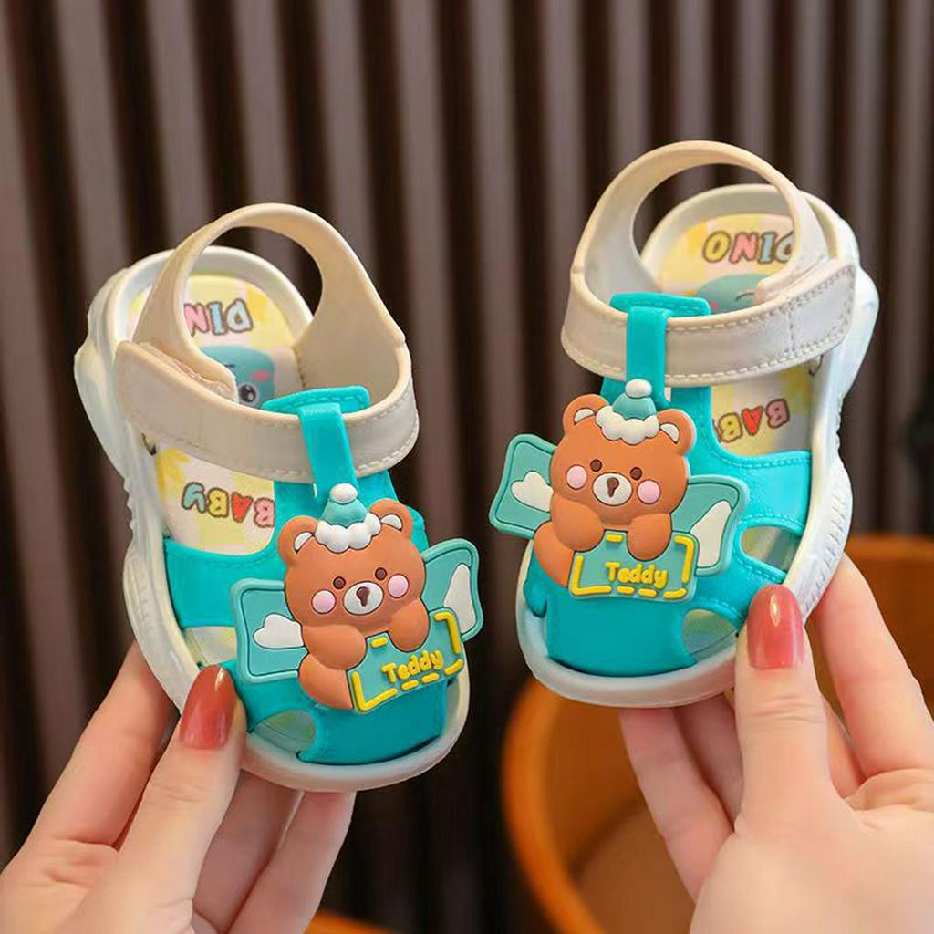 PROMO 12.12 PUNCAK Okaybaby B299 Sandal Balita Anak Laki-laki Perempuan Lucu Import Bagus Lembut Termurah Kekinian Sendal Casual