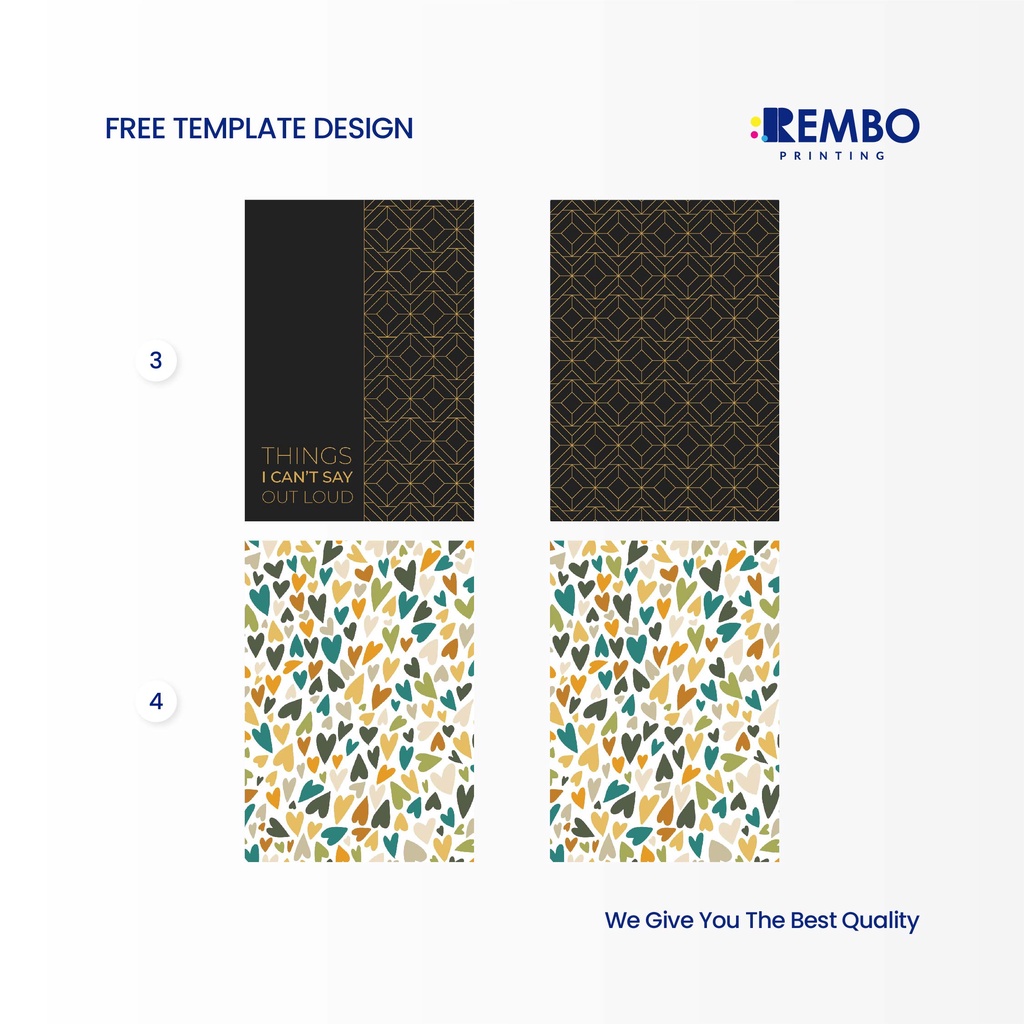 NOTEBOOK /JURNAL GRID/DOTTED / BLANK /LINE A5/ BUKU CATATAN RING / BUKU TULIS RING - REMBO PRINTING