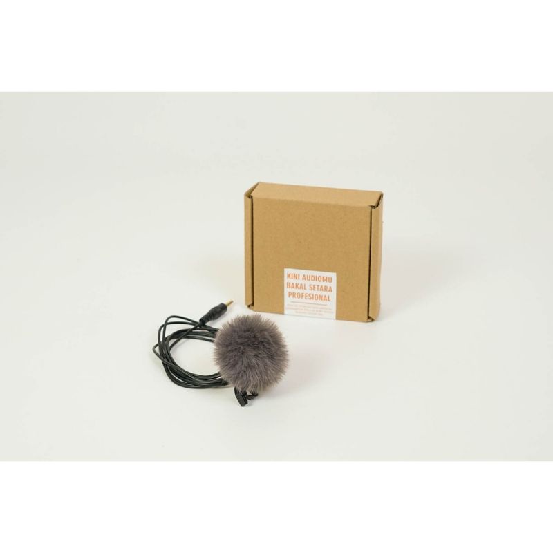 Mic Clip On Youtuber Video TikTok Microphone Condenser Lavalier Audio // Clip