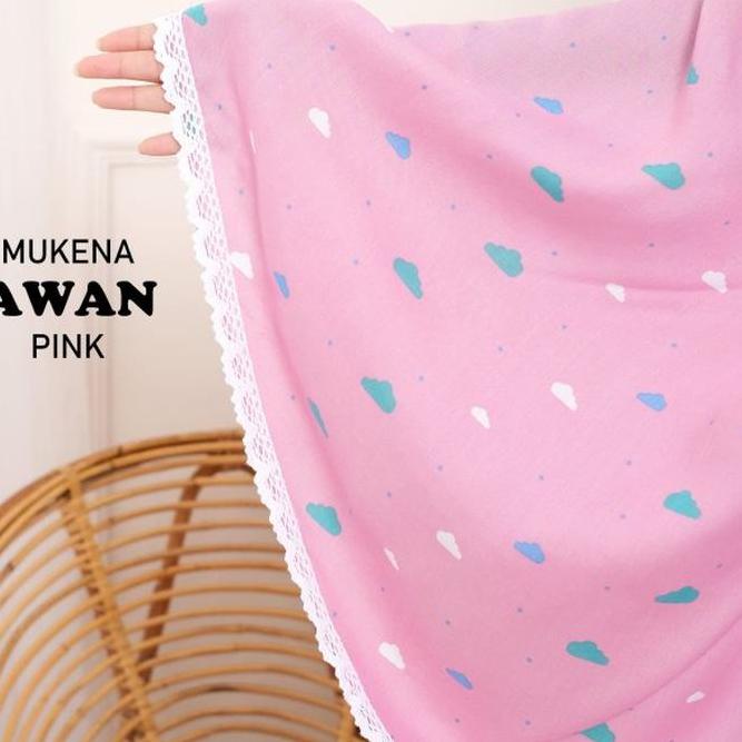 ❣[♥]Mukena Dewasa Adem Motif Karakter Awan Cantik Lucu Bahan Rayon Dingin Model Elegan