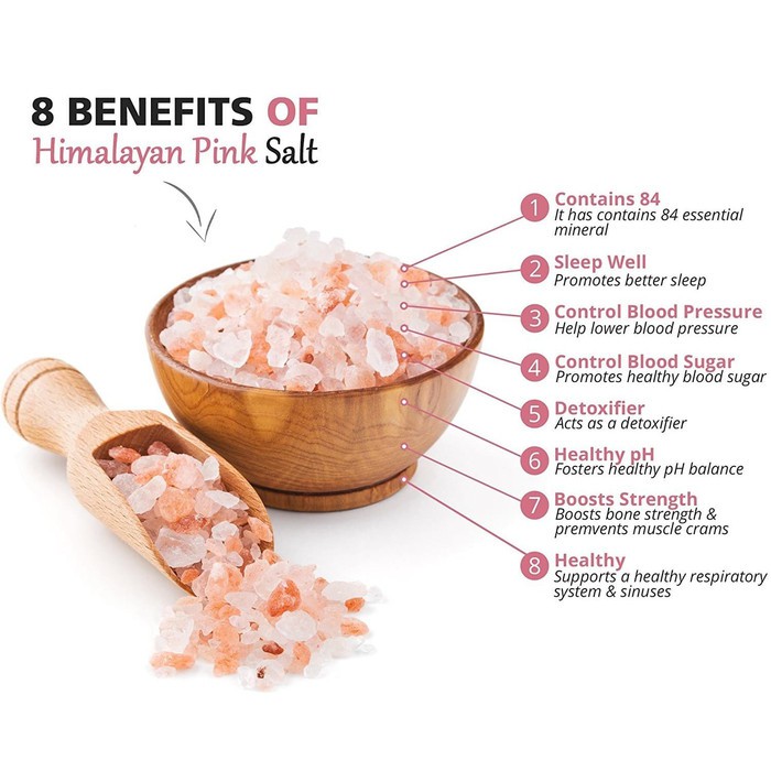 

Spesial - Himalayan Pink Salt, Garam Himalaya Pink, Natural Salt - M