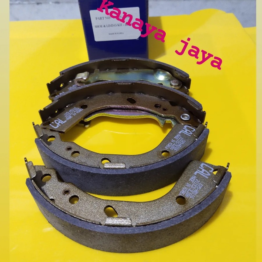 Kampas Rem Belakang Hyundai Getz Brake Shoe Hyundai Getz Kanvas rem Getz Made in Korea