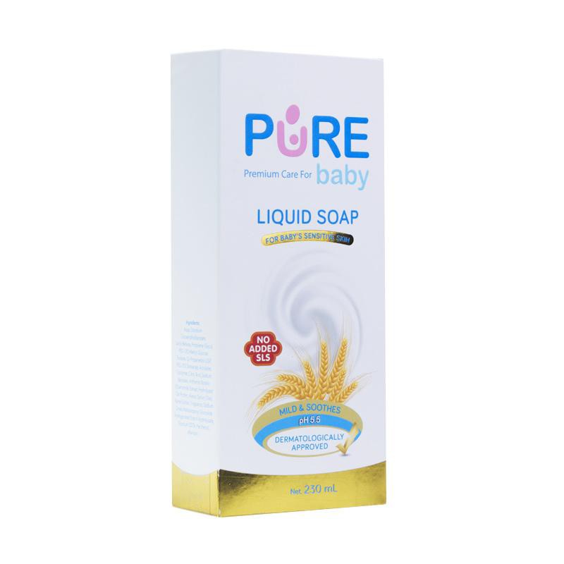 Pure Baby Liquid Soap Sabun Cair Bayi 230ml