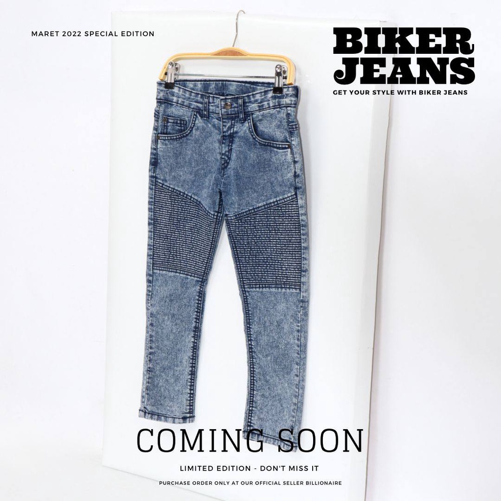 Celana Jeans Biker By Billionaire