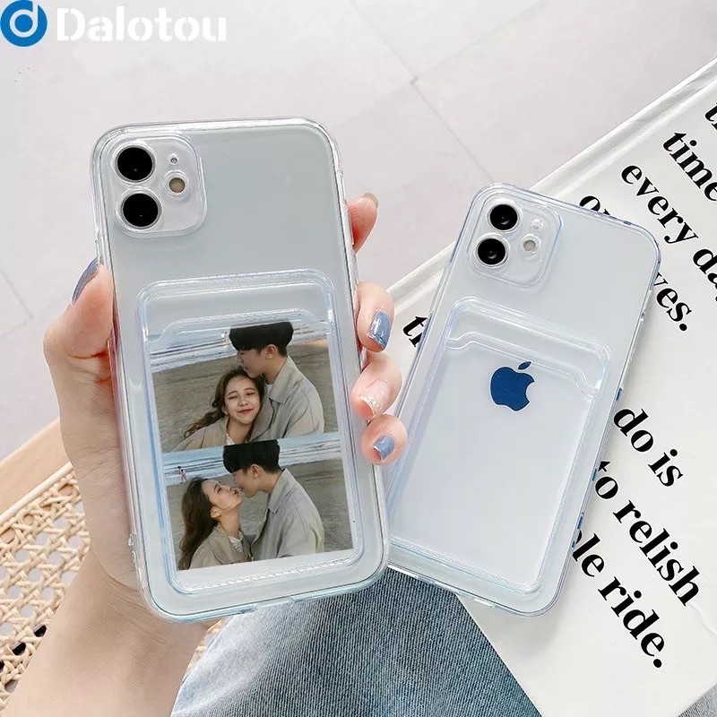 Softcase Transparan Slot Card Holder OPPO A1K A36 A76 A96 A54 A55 A74 A95 A15 A15S A16 A16E A16K 4G 5G Casing Wallet Clearcase Slot TPU Clear Phone Cover