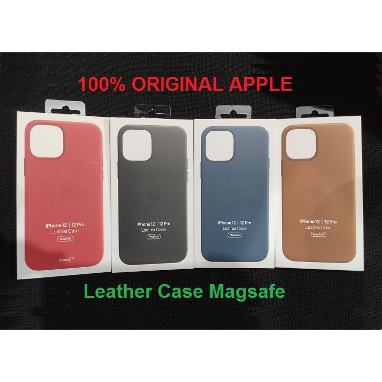 Leather Case Magsafe iPhone 12 12 Pro Original Cover