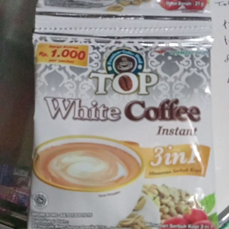 top white coffee renceng isi 12