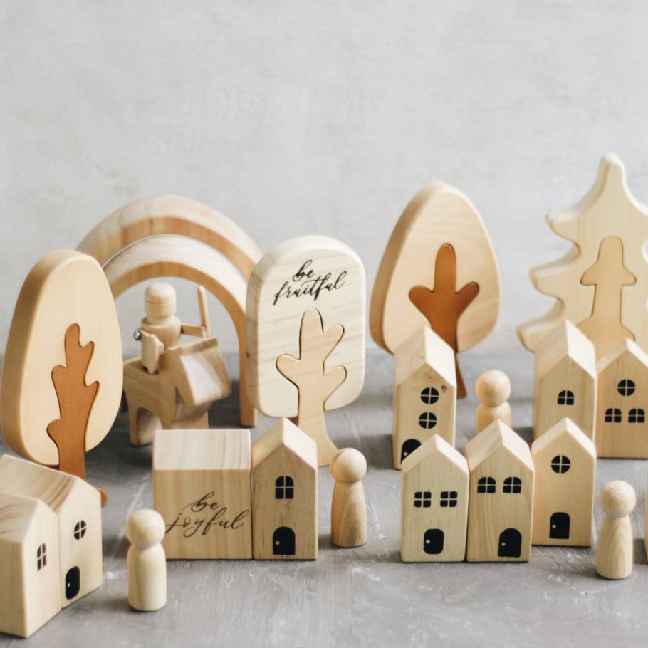 Wooden Life Tree Puzzle Mainan Kayu Pohon - Mainan Kayu - Pretend Play