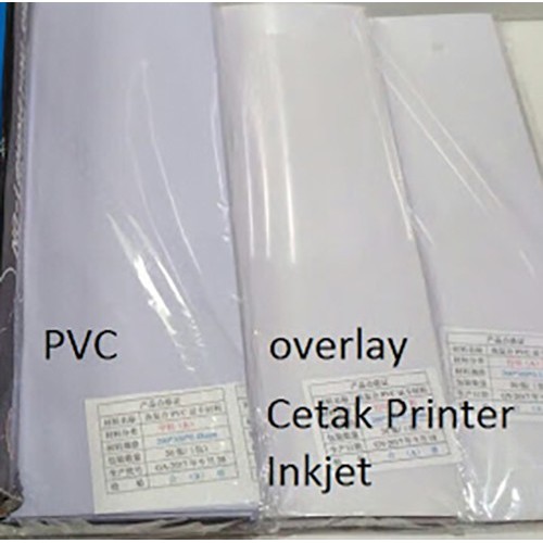 Kertas PVC Bahan ID Card Kartu Covid