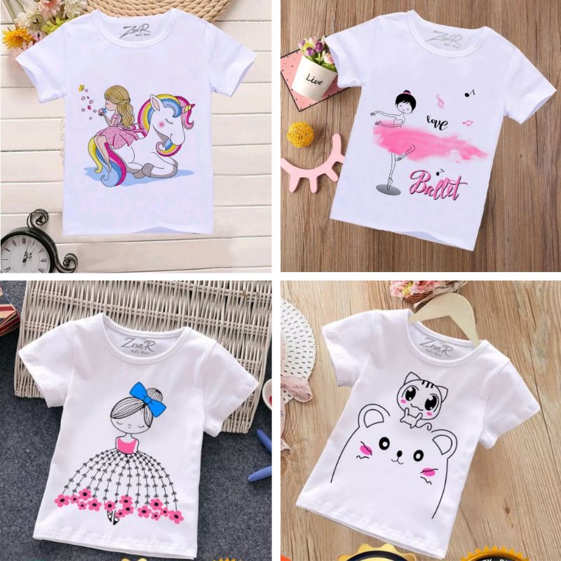 Baju bayi atasan kaos bayi usia 3-9 bulan-4