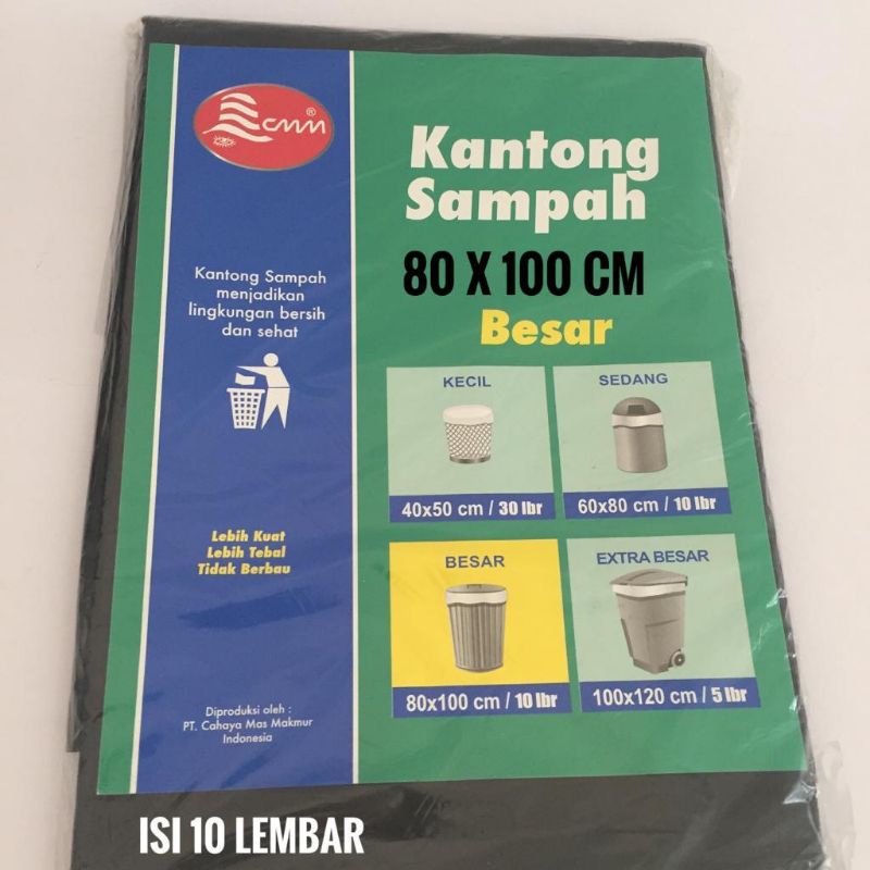 DAPURMAMI Kantong Sampah Trash Bag Ukuran Kecil  40 x 50 cm Ukuran Sedang 60 x 80 cm