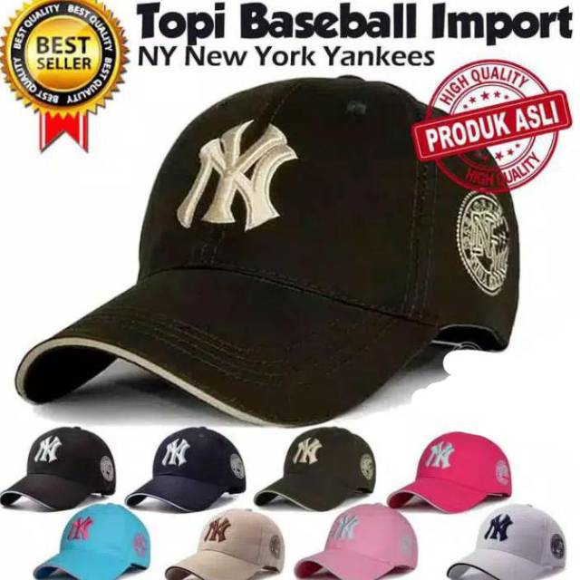 Topi baseball base ball distro NY YN NEW YORK KOREA KPOP YANKES DESIGN IMPORT PREMIUM SNAPBACK