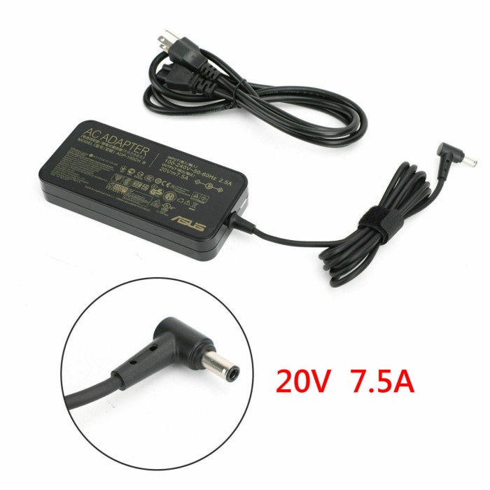 Adaptor Charger Asus ROG G531 G531G G531GT AS44 20V 7.5A 6.0x3.7mm