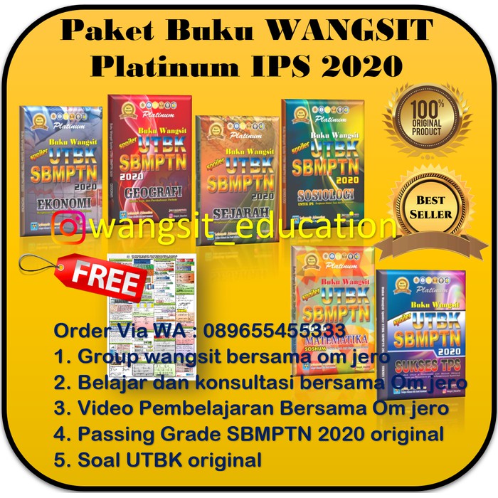 Paket Buku Wangsit Spoiler Utbk Sbmptn 2020 Platinum Ips Bk2657 Shopee Indonesia