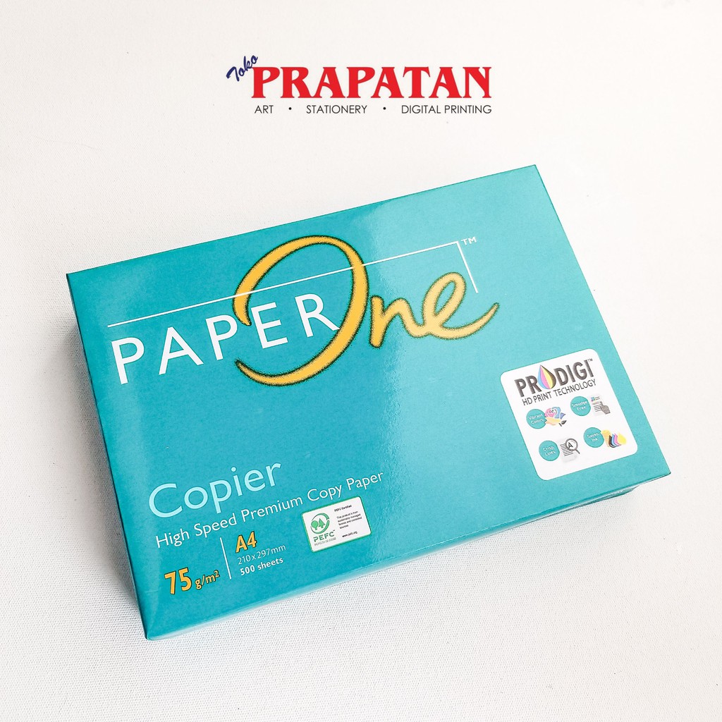 

mh Kertas HVS Paper One A4/F4 Kertas Print Kertas foto copy