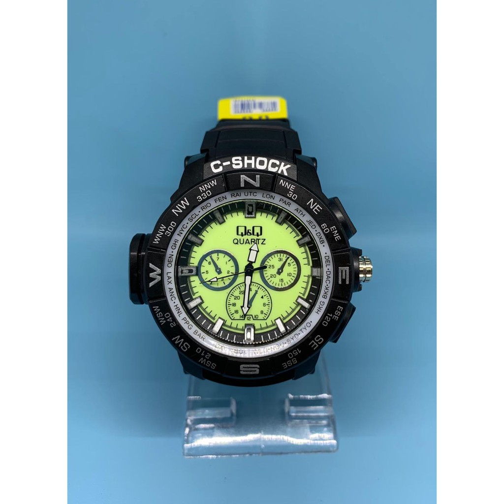 Promo Jam Tangan / Sport Analog / QnQ / Pria / Water Resistent / Strapp Rubber / Jam Murah