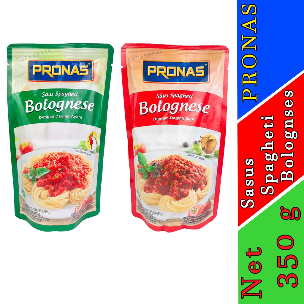 Pronas Saus sepageti bolognais - Pronas - Daging ayam - daging sapi - 350g