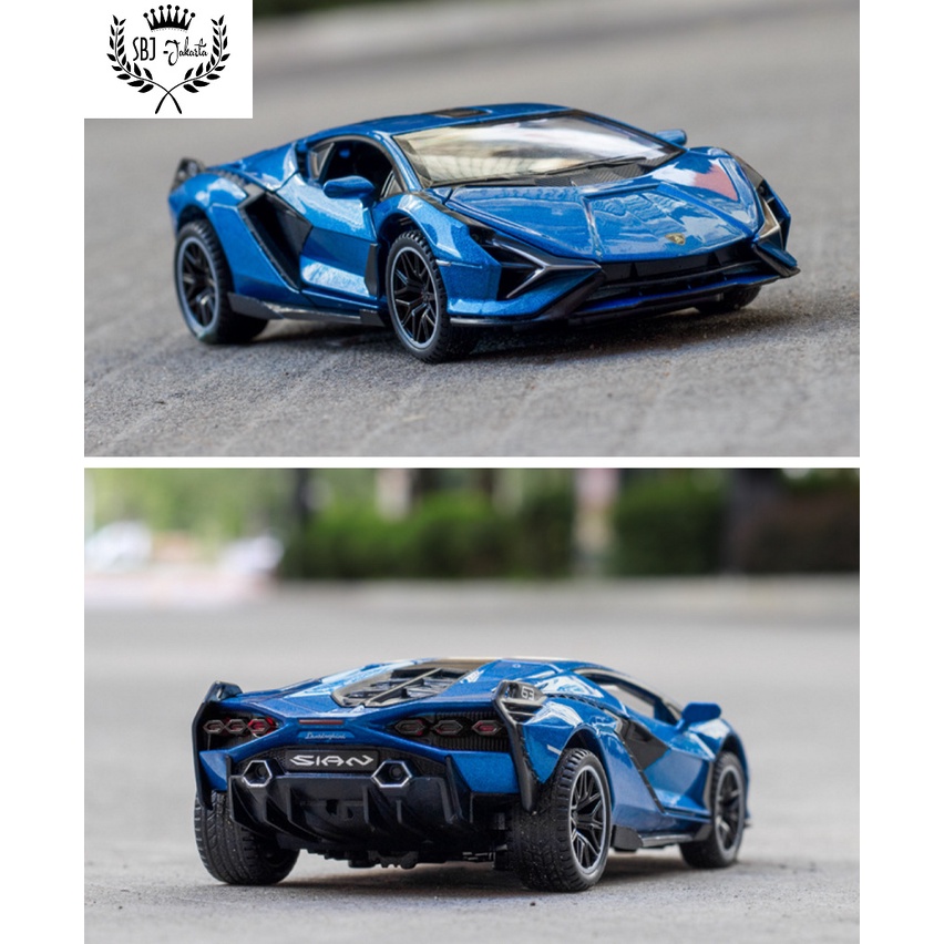 DIECAST Miniatur MOBIL Lamborghini SIAN LIGHTNING DH Skala 1:32