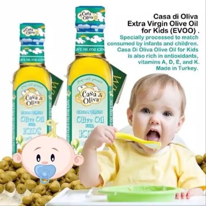 Evoo Casa di Oliva Minyak Zaitun Mpasi anak  for kids minyak zaitun 250ml evoo