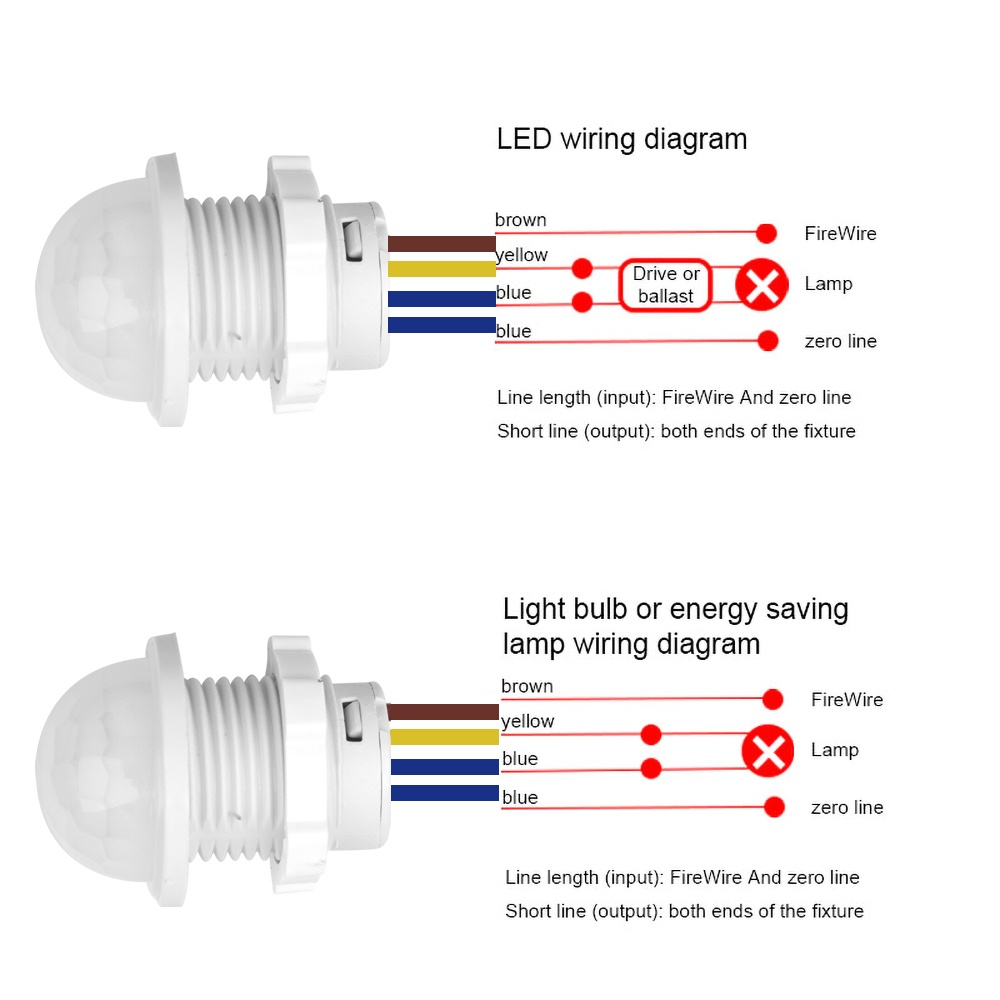 Sensor Gerak PIR untuk lampu atau Alarm Security 220V bisa setting waktu dan cahaya PIR Motion