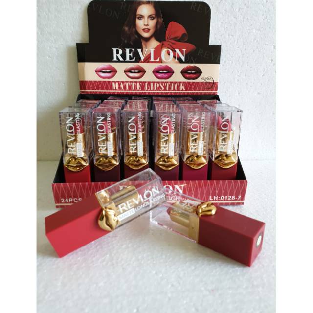 [PERBOX] LIP MATTE 24LONGLASTING STICK NEWYORK REVLON  1014 / H- 5606 / 605