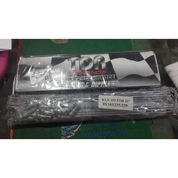 ruji klx ring 18 21 TDR hole 28 chrome original