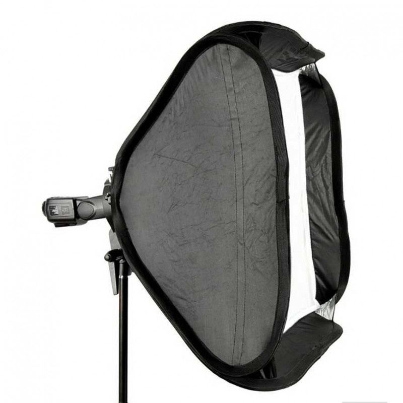 Softbox Flash Diffuser Dan Braket Lampu Camera DSLR Portable Universal