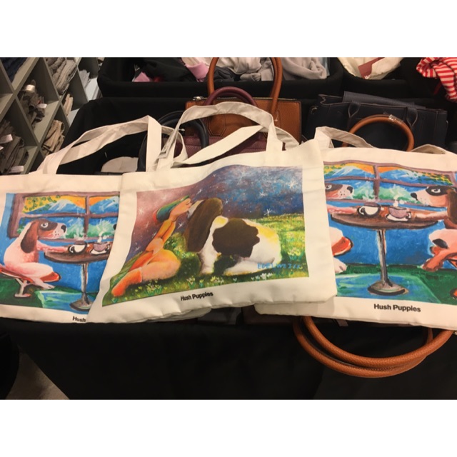 Tote Bag Kanvas hush puppies